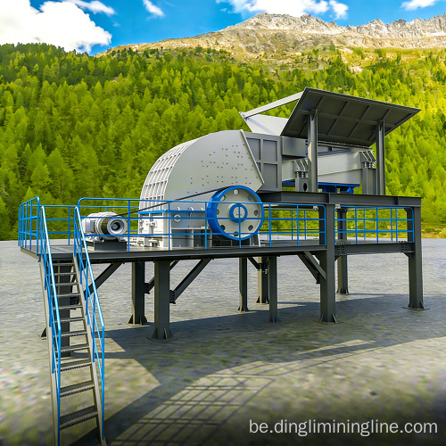 Модульная лінія драбнення без бетоннага падмурка